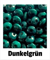 Holzlinsen 14mm dunkelgrün